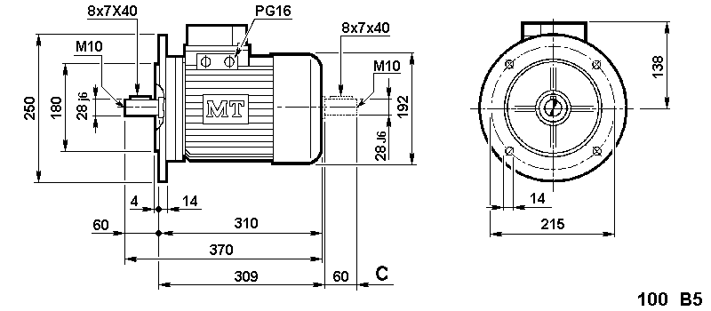 Iec Motor Frame Size Dimensions - Infoupdate.org